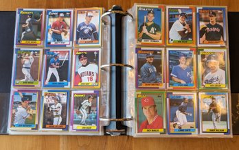 Collectors Book Of Baseball Cards Book Lot # 1