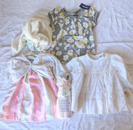 Adorable Baby Girl Clothes & Soft Terry Cloth Towels All New!