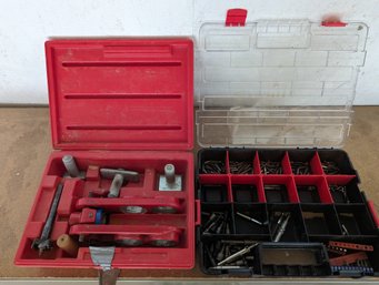 Two Filled Tool Boxes