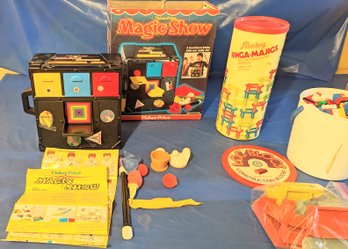 Fisher Price Magic Show, Creative Building Pieces.