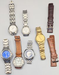 Bundle Of 6 Non Working Watches Featuring Wittnauer Astor, Bulova, And ,Seiko.