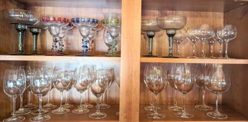 High Quality Alcoholic Beverage Glass Ware Margarita & Wine Goblets Glasses