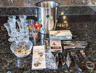 Wine Openers, Ice Bucket, And More..