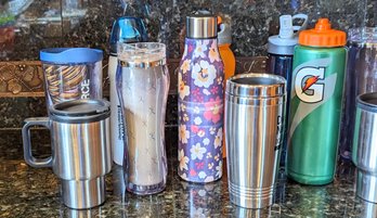 Large Group Of Water Bottles.