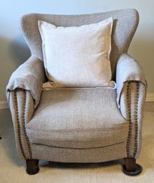Upholstered Accent Chair With Pillow