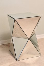 A Pair Of Luxury Mirrored Diamond End Tables From Pier 1