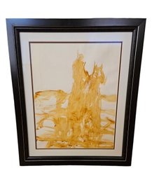 Abstract Horse Rider Signed