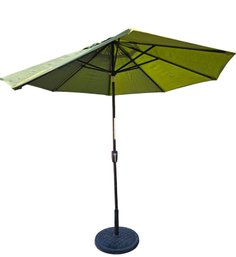 Green Sunbrella Patio Umbrella