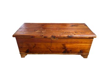 Solid Wood Chest With Painted Interior