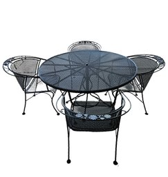 Wrought Iron Patio Set With Cushions