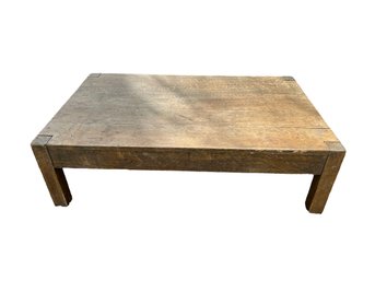 Solid Wood Low Coffee Table / Floor Table
