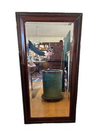 45 1/2in X 23 1/2in Wood Frame Wall Hanging Mirror