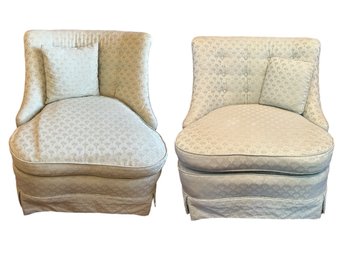 Pair Of Hollywood Regency Style Chairs