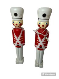 Vintage Toy Soldier Light Up Blow Molds
