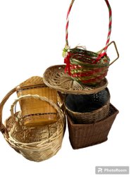 Lot Of Woven Baskets