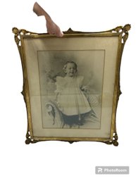 Antique Photo And Frame.