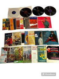 Vintage Records And 33 LP