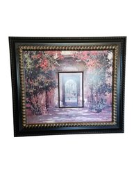 Large Vine Covered Doorway Framed Print