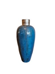 Large Decorative Teal Vase