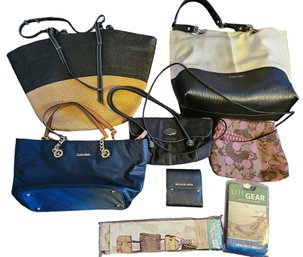 Purse Lot With Calvin Klein And Michael Kors