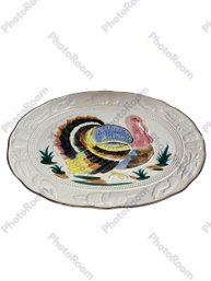 Large Turkey Platter With Bonus Green Platter