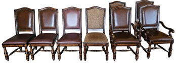 Eight Large Dining Chairs