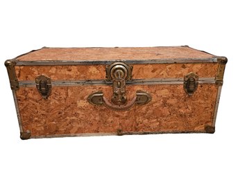 Vintage Handmade Trunk With Lock And Key