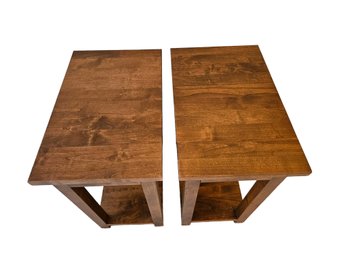 Pair Of Woodleys End Tables
