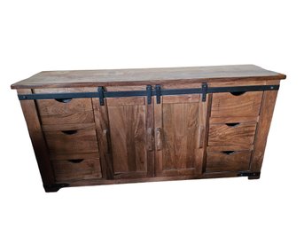 Cabin Style Rustic Console Table