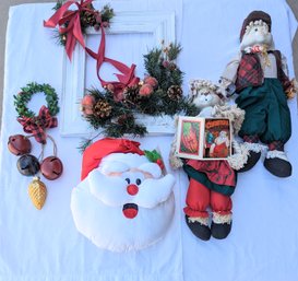 The Christmas Carrots, Musical Santa, And Festive Christmas Decorations.