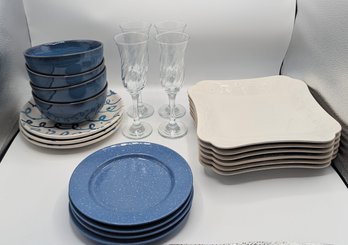 Plates, Bowls, Drinking Glasses, Dinnerware