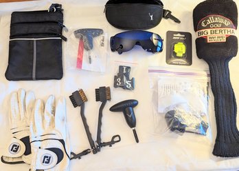 A Bundle Of Golf Accessories New & Used Items