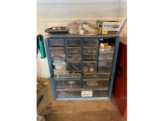 Tabletop Storage Full Of Miscellaneous Parts (#1)