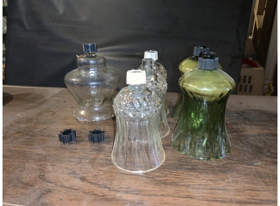 Glass Peg Votive Candle Holders