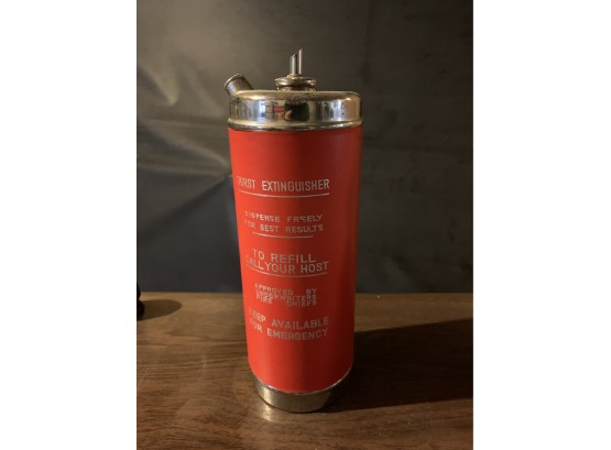 Vintage Musical Thirst Extinguisher Cocktail Shaker