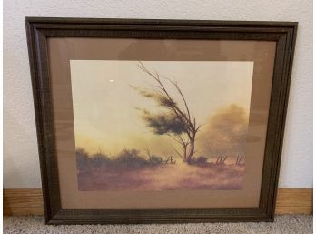 Windblown Tree Print