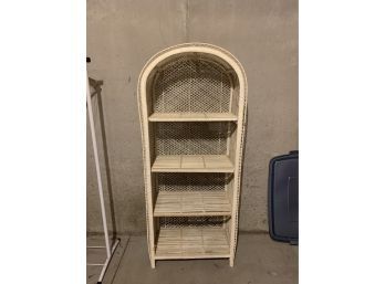 Wicker Shelving With Removable Shelves