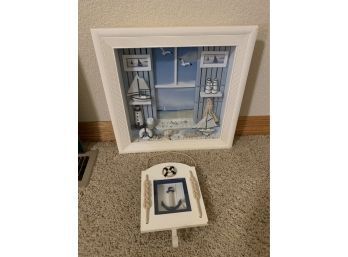 Window To The Water And Small Anchor Shadow Boxes