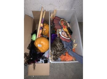 Assortment Of Autumn/halloween Decorations