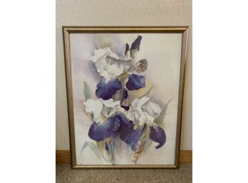 Framed Iris Print By Vernon