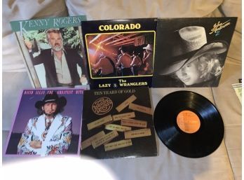 Country Record Albums- The Lazy Wranglers Is Signed