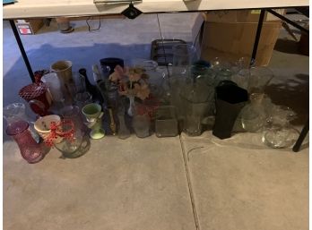 Huge Assortment Of Vases