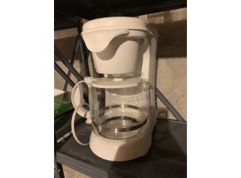 White Coffee Maker