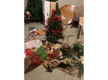 Large Grouping Of Christmas Decor