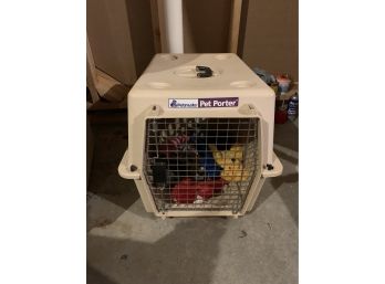 Medium Pet Carrier With Dog Toys