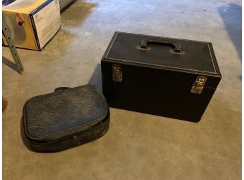 Vintage Train Case And A Make Up Case