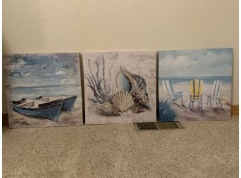 Interiors By Design 3 Beachy Canvases