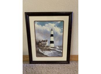 Coastal Beacon Framed Print