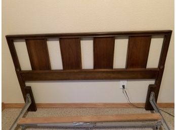 Mid Century Headboard With Bed Frame