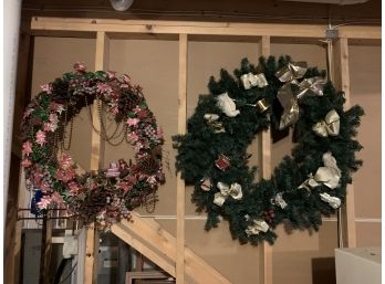 2 Large Wreaths